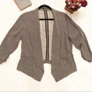 Maurice Lightweight Open Front Shawl Collar Blazer